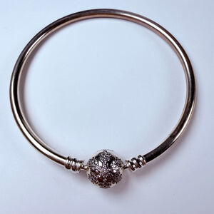 Pandora Snowflake Unique As You Are CZ Sterling Silver 925 Moments Bracelet